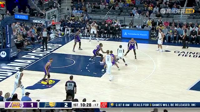 【2021年11月25日 湖人vs步行者集锦】特纳张手三分手起刀落 威少底角发炮还以颜色