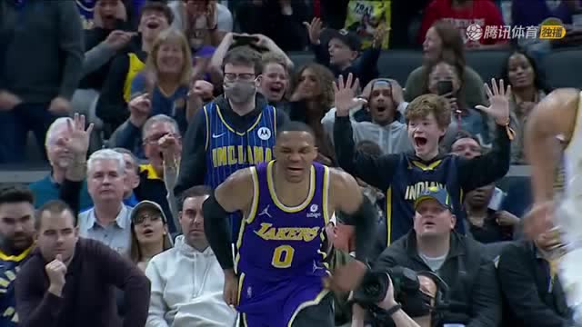 【2021年11月25日 湖人vs步行者集锦】奥胖在向你招手 威少鹰击长空竟然扣飞