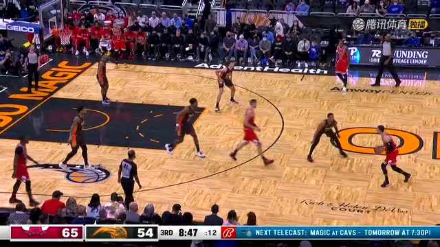 【2021年11月27日 公牛vs魔术集锦】只识弯弓射大雕 阿赞外线出手连中三记三分