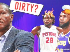 湖人明星勒布朗·詹姆斯在和Isaiah Stewart打架后是个“肮脏球员”吗？