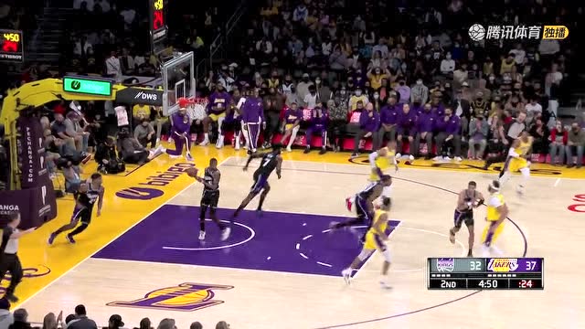 【2021年11月27日 国王vs湖人集锦】这么打不就完了吗 蒙克浓眉二人转如出一辙