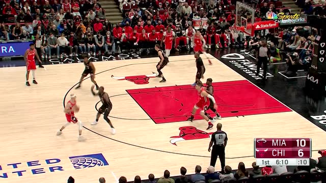 【2021年11月28日 热火vs公牛集锦】现在是芝加哥唯一卡皇！卡鲁索一飞冲天单臂隔扣塔克