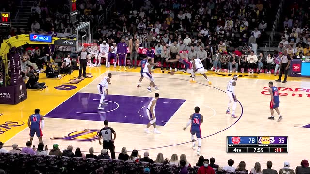 【2021年11月29日】活塞vs湖人中文解说全场回放