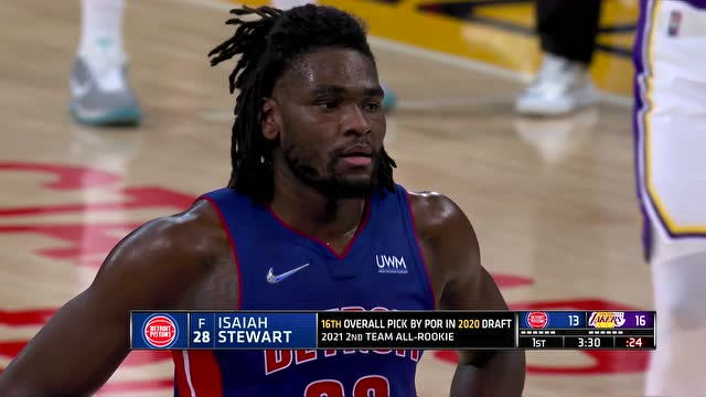 【2021年11月29日 活塞vs湖人集锦】压力山大 斯图尔特罚球期间遭主场球迷嘘声攻击