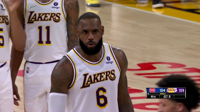 【2021年11月29日】活塞vs湖人第4节中文解说回放