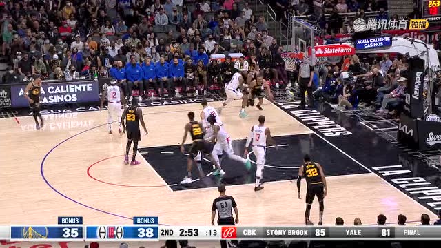 【2021年11月29日 勇士vs快船集锦】勇士vs快船精华回放 库里33+5+6乔治空砍30分雷吉吞蛋