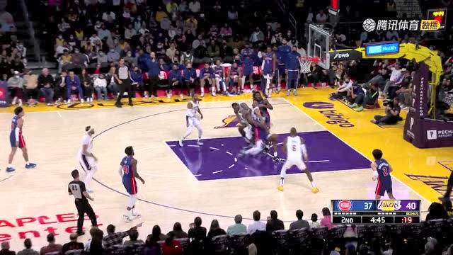 【2021年11月29日 活塞vs湖人集锦】斯图尔特詹姆斯本场比赛首次对位