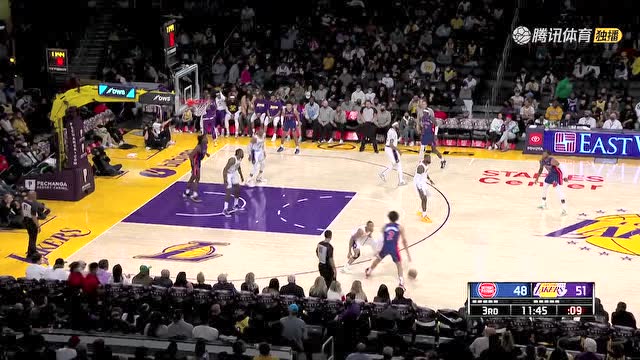【2021年11月29日 活塞vs湖人集锦】天降火雨熯天炽地 卡宁安詹姆斯对飚三分