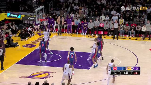 【2021年11月29日 活塞vs湖人集锦】浓眉生突硬凿双手暴扣 吃饼上篮连得4分