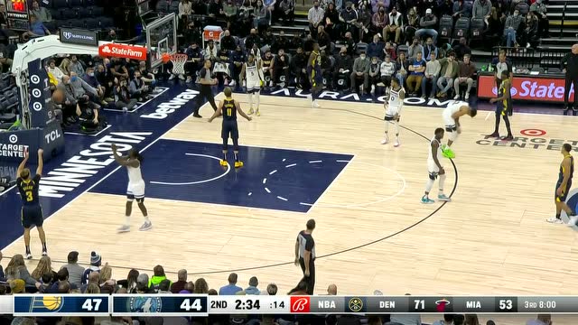 【2021年11月30日】步行者vs森林狼第2节中文解说回放