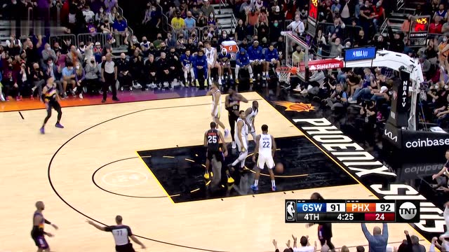 【2021年12月01日 勇士vs太阳集锦】手感热的发烫 克劳德连续命中连拿5分