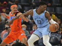 灰熊在禁区共计得到82分超雷霆全队总得分，2000年来首次