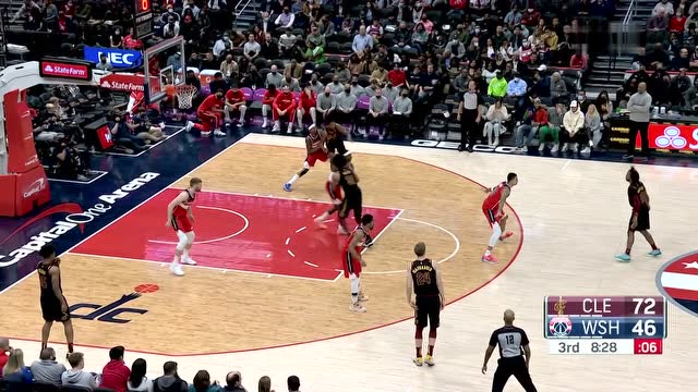 【2021年12月04日 骑士vs奇才集锦】手感爆棚 加兰超远三分一箭穿心