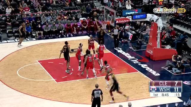 【2021年12月04日 骑士vs奇才集锦】贾勒特助飞艾伦 心领神会单臂炸扣