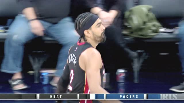 【2021年12月04日 热火vs步行者集锦】时间越紧手越稳！文森特看表掐秒超远三分准压哨