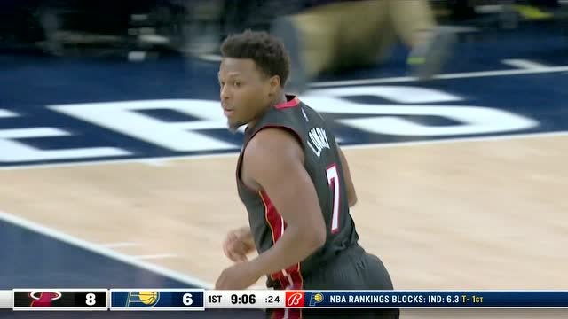 【2021年12月04日 热火vs步行者集锦】手感准的不像话 洛瑞弧顶飚射冷箭一击即中