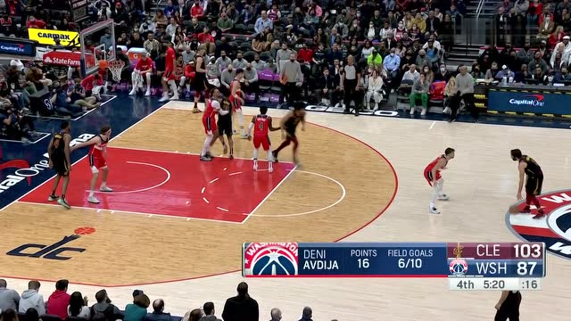 【2021年12月04日】骑士vs奇才第4节中文解说回放