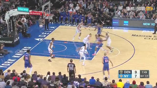 【2021年12月05日 掘金vs尼克斯集锦】约基奇反击虐筐暴扣 富尼耶横撤步三分展示出色手感