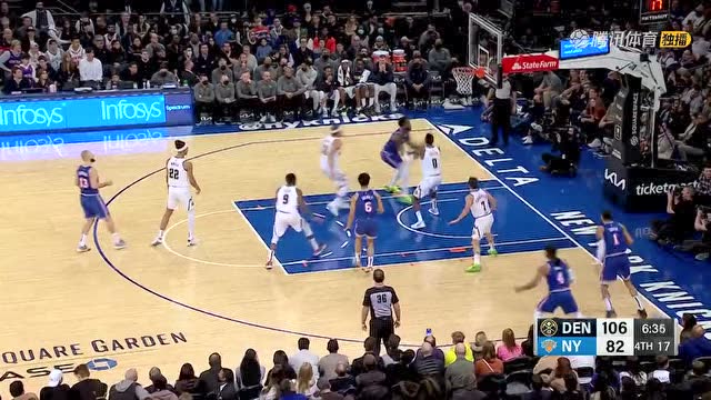 【2021年12月05日 掘金vs尼克斯集锦】兰德尔vs掘金集锦 全场24+7+8全面数据成空砍