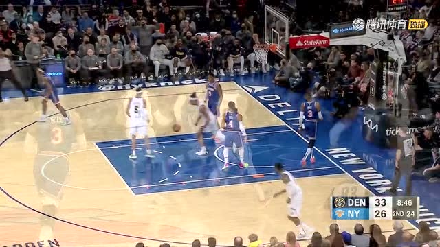【2021年12月05日 掘金vs尼克斯集锦】纳吉vs尼克斯集锦 替补登场拿下21+8