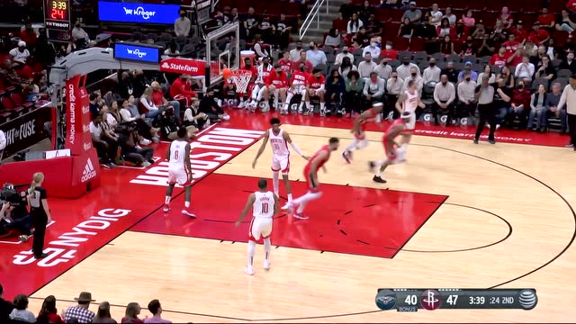 【2021年12月06日 鹈鹕vs火箭集锦】格拉汉姆进行间高抛揽月 英格拉姆蜻蜓点水空接上篮