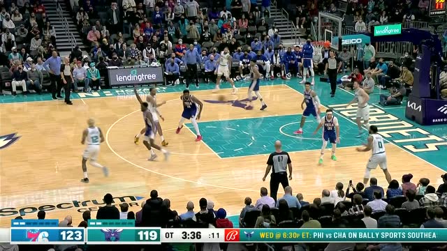 【2021年12月07日 76人vs黄蜂集锦】有来有回！乌布雷加时关键三分恩比德中投回应