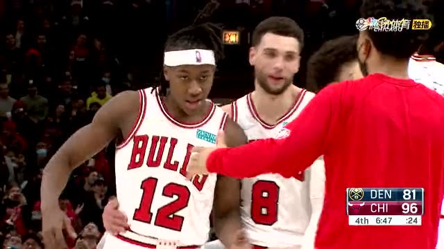 【2021年12月07日 掘金vs公牛集锦】武切维奇无情断球约老师 多森姆双手一抛助飞拉文尽情表演