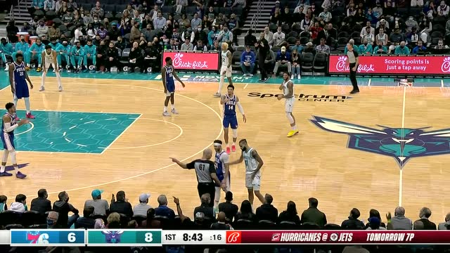 【2021年12月07日 76人vs黄蜂集锦】76人vs黄蜂 第一节中文解说回放