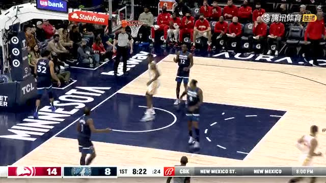 【2021年12月07日 老鹰vs森林狼集锦】旱地拔葱！特雷杨助攻卡佩拉扣篮得手