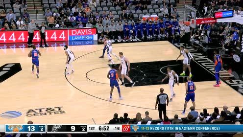 【2021年12月08日】尼克斯vs马刺第4节中文解说回放