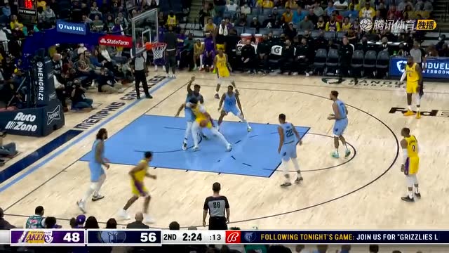 【2021年12月10日 湖人vs灰熊集锦】比赛燃起来了 威少浓眉对飙杰克逊