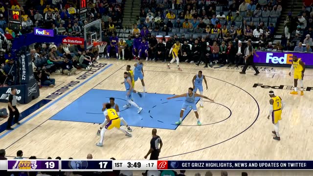 【2021年12月10日】湖人vs灰熊第1节中文解说回放