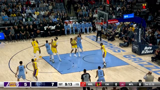 【2021年12月10日 湖人vs灰熊集锦】怎容你如此嚣张 詹姆斯大帽贝恩分球布拉德利命中三分