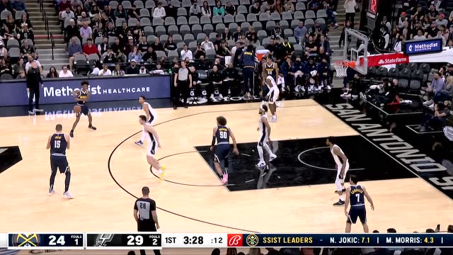 【2021年12月10日 掘金vs马刺集锦】这球能给9分 戈登转身背扣轻松写意