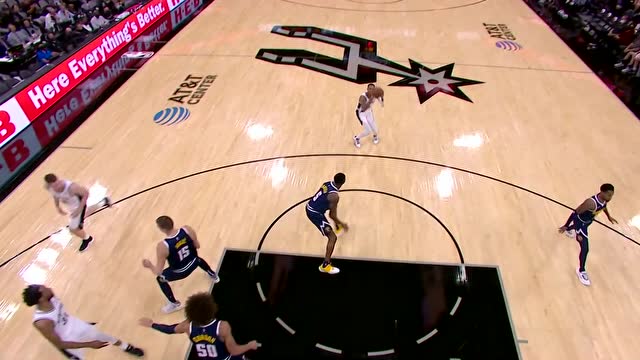 【2021年12月10日 掘金vs马刺集锦】上来就是投 穆雷外线三分应声入网