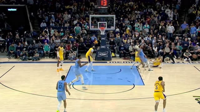 【2021年12月10日 湖人vs灰熊集锦】威少三分怒打一铁 贝恩三分引爆主场