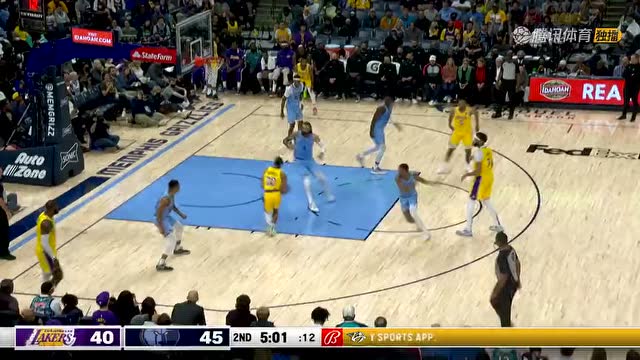 【2021年12月10日 湖人vs灰熊集锦】给大佬擦屁股 布拉德利蒙克连砍5分