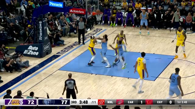 【2021年12月10日 湖人vs灰熊集锦】蒙克只手遮天送出大帽 浓眉哥丝滑转身上篮得手