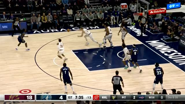 【2021年12月11日 骑士vs森林狼集锦】一骑绝尘贯穿全场 马尔卡宁彩虹连线助飞奥科罗快攻劈扣