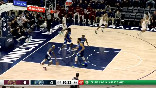 【2021年12月11日 骑士vs森林狼集锦】一步登天摘星拿月 范德比尔特猿臂轻舒送出遮天大帽