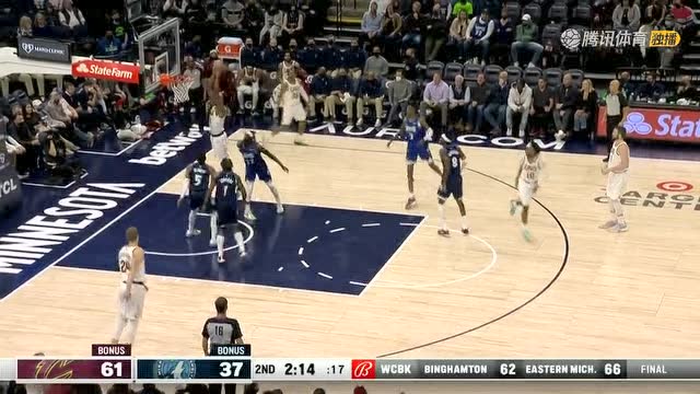 【2021年12月11日 骑士vs森林狼集锦】连续传导撕裂防线 加兰喂饼莫布利双臂暴扣