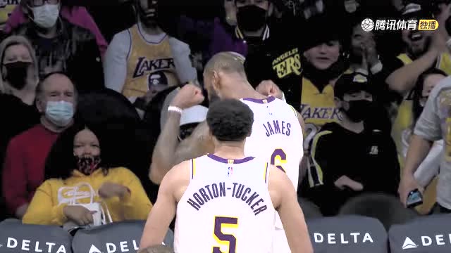 【2021年12月13日 魔术vs湖人集锦】湖人队集锦 詹姆斯看大号三双湖人后程发力击溃魔术