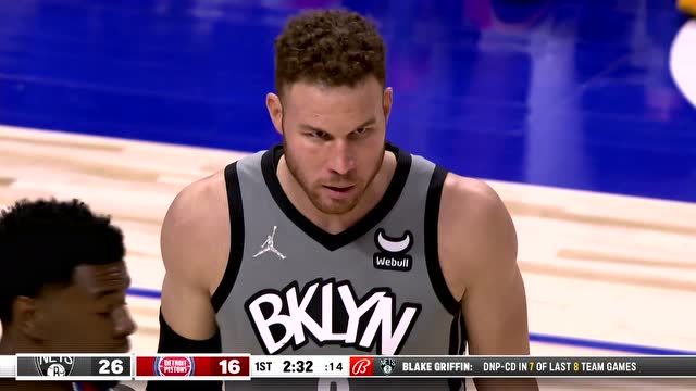 【2021年12月13日】篮网vs活塞中文解说回放第1节