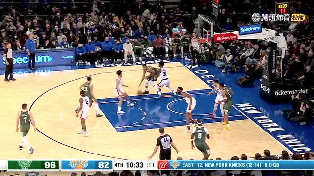 【2021年12月13日 雄鹿vs尼克斯集锦】惊不惊喜意不意外！艾伦三分脱筐胡德神兵天降双手补扣