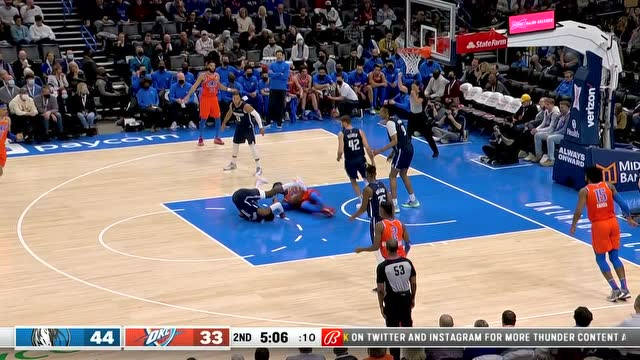 【2021年12月13日】独行侠vs雷霆第2节中文解说回放