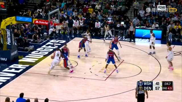 【2021年12月14日 奇才vs掘金集锦】坎帕佐风骚妙传 约基奇转身1v2上篮