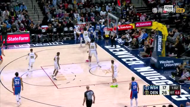 【2021年12月14日 奇才vs掘金集锦】内外两开花 贝尔坦斯空切暴扣强投三分颜射戈登