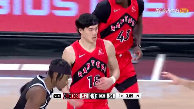 【2021年12月15日 猛龙vs篮网集锦】渡边雄太不看人妙传！直塞篮下大空位夏普轻松两分打进