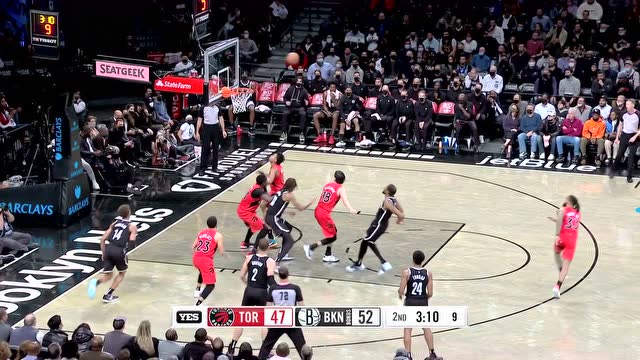 【2021年12月15日 猛龙vs篮网集锦】都是细节都是微操 杜兰特急停中距离应声入网