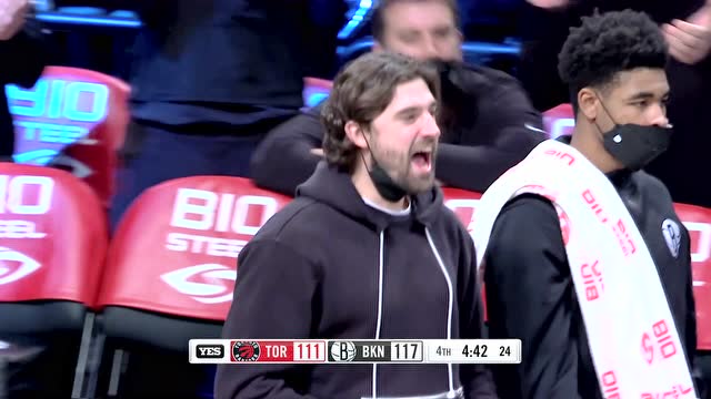 【2021年12月15日 猛龙vs篮网集锦】下起三分小雨！米尔斯第四节连飚三枚三分